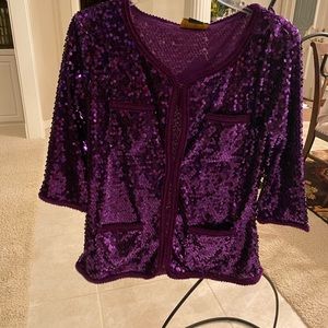 Iman sequined jacket